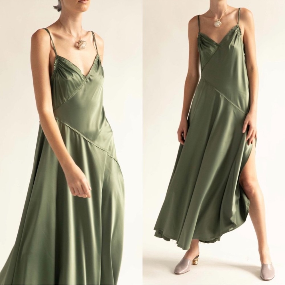 Delfina Balda Ursulea side slit midi dress FINAL PRICE NO OFFERS